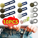 Expandable Metal Button Extenders Comfort Fit Waistband Kit