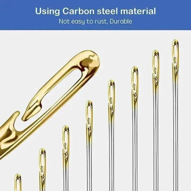 Side Threading Needles Set for Easier Beginner Sewing