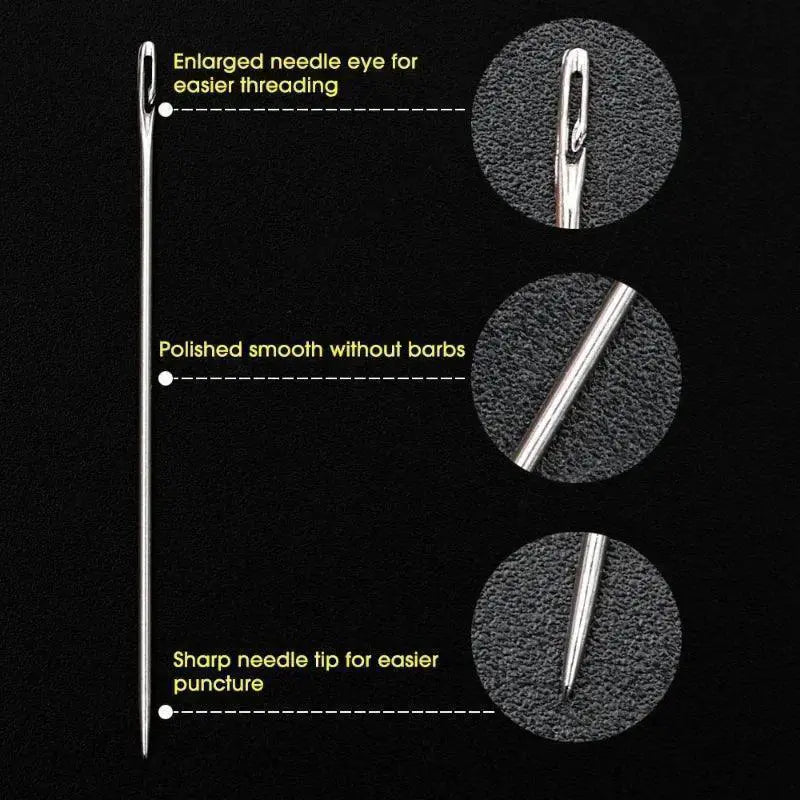 Side Threading Needles Set for Easier Beginner Sewing