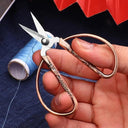 Retro Mini Stainless Sewing Scissors For Fabric Lovers
