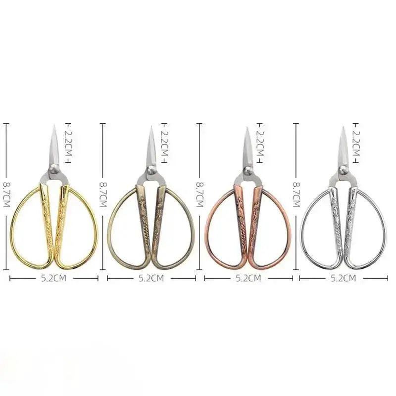 Retro Mini Stainless Sewing Scissors For Fabric Lovers