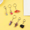 Cute Banana Cat Keychain for Memes Fans