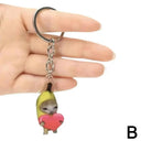 Cute Banana Cat Keychain for Memes Fans
