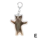 Cute Banana Cat Keychain for Memes Fans