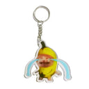 Cute Banana Cat Keychain for Memes Fans