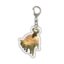 Cute Banana Cat Keychain for Memes Fans