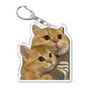 Cute Banana Cat Keychain for Memes Fans