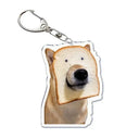 Cute Banana Cat Keychain for Memes Fans