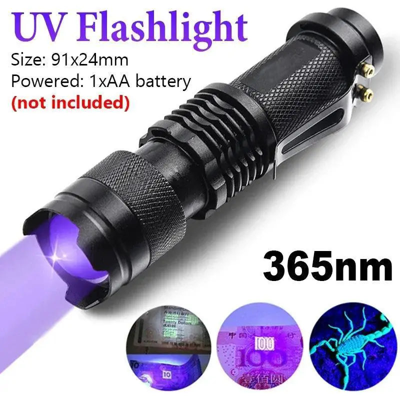 LED UV Torch For Hidden World Exploration Tool Adventurers