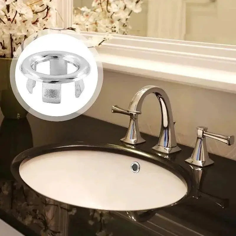 Plastic Basin Sink Overflow Cover Rings Set of 4 Upgrade