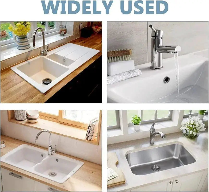 Plastic Basin Sink Overflow Cover Rings Set of 4 Upgrade