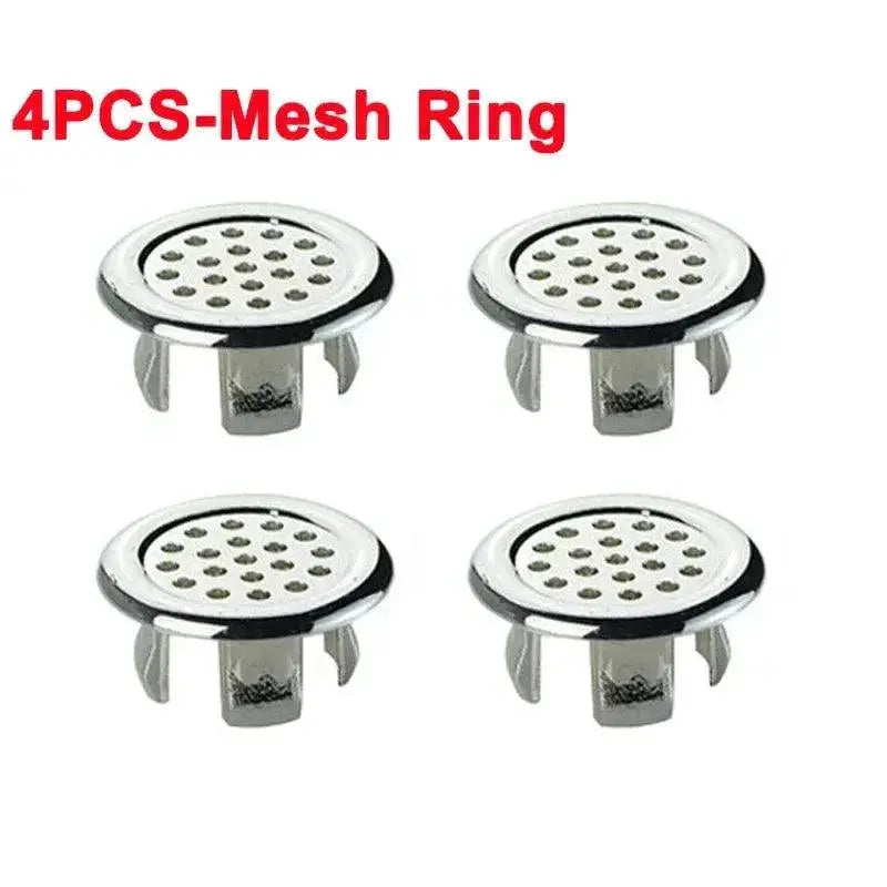 Plastic Basin Sink Overflow Cover Rings Set of 4 Upgrade