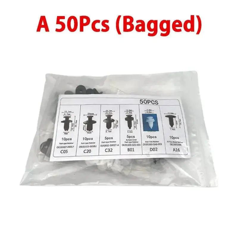 Auto Fastener Clip Mixed Car Body Push Retainer Kit 50 Pcs