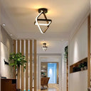 LED Ceiling Light Modern Dual Rings Illuminate Fixture