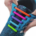 No-Tie Silicone Shoelaces for Sneakers