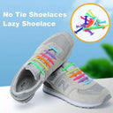 No-Tie Silicone Shoelaces for Sneakers