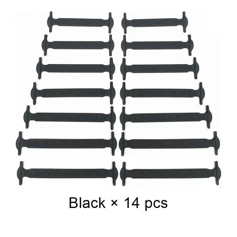 Silicone Shoelaces Quick Stylish Lace Upgrade for Sneakers
