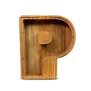 Wooden Piggy Bank for Kids Teaches Money