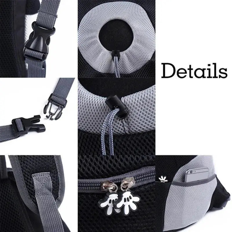PawVoyage Pet Carrier Backpack Hands Free Mesh Ventilation