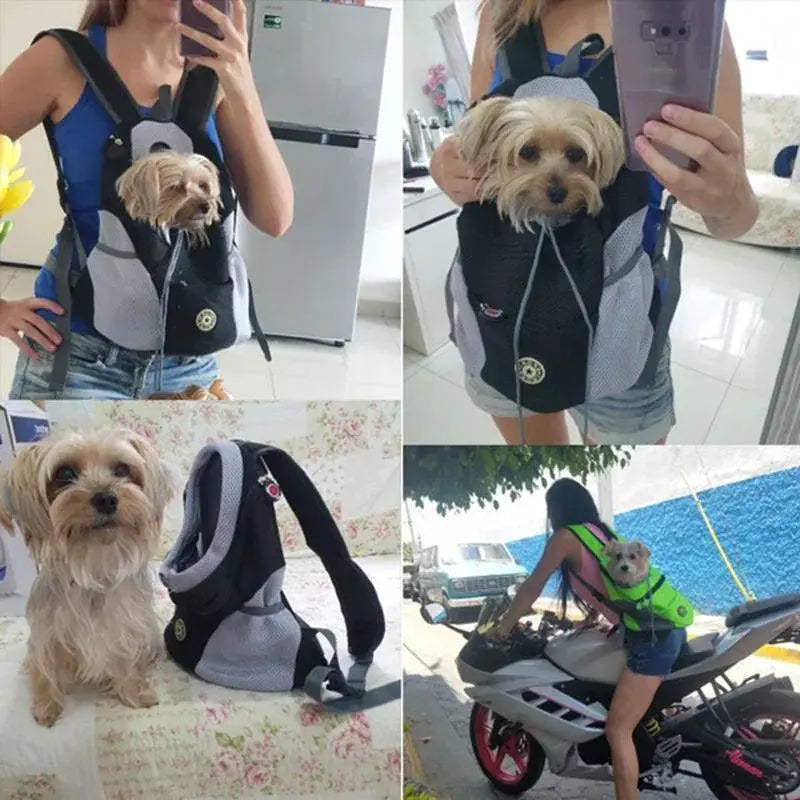 PawVoyage Pet Carrier Backpack Hands Free Mesh Ventilation