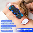 EMS Neck Massager for Custom Pain Relief and Relaxation