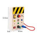 Montessori LED Busy Board Sensory Cognitive Development Toy
