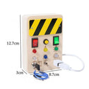 Montessori LED Busy Board Sensory Cognitive Development Toy