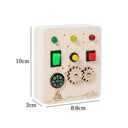 Montessori LED Busy Board Sensory Cognitive Development Toy