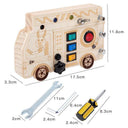 Montessori LED Busy Board Sensory Cognitive Development Toy