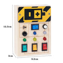 Montessori LED Busy Board Sensory Cognitive Development Toy