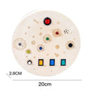 Montessori LED Busy Board Sensory Cognitive Development Toy