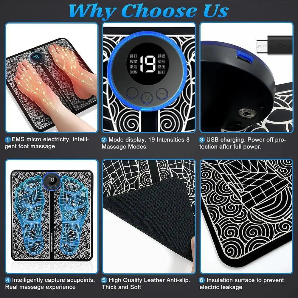 Ultimate Pulse Foot Massager for Relaxation and Relief
