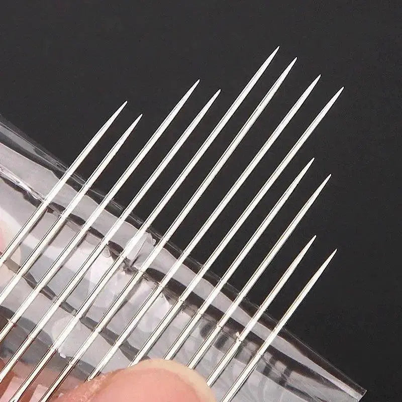 Elderly Friendly Stainless Steel Sewing Needle Set 12 Pack