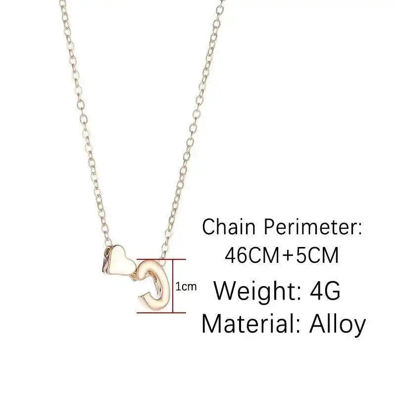 Heart Choker Necklace Personalized Pendant Jewelry Gift