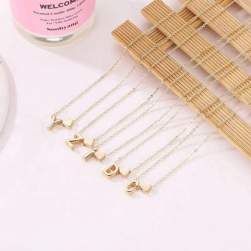 Heart Choker Necklace Personalized Pendant Jewelry Gift