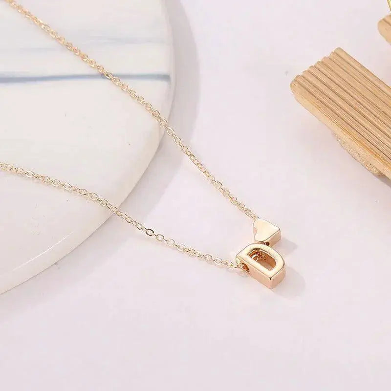 Heart Choker Necklace Personalized Pendant Jewelry Gift