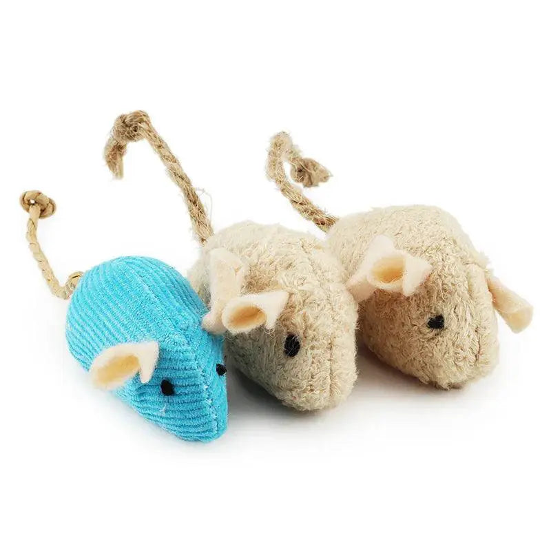 Catnip Plush Mouse Cat Toy Set 6 Pack For Feline Fun