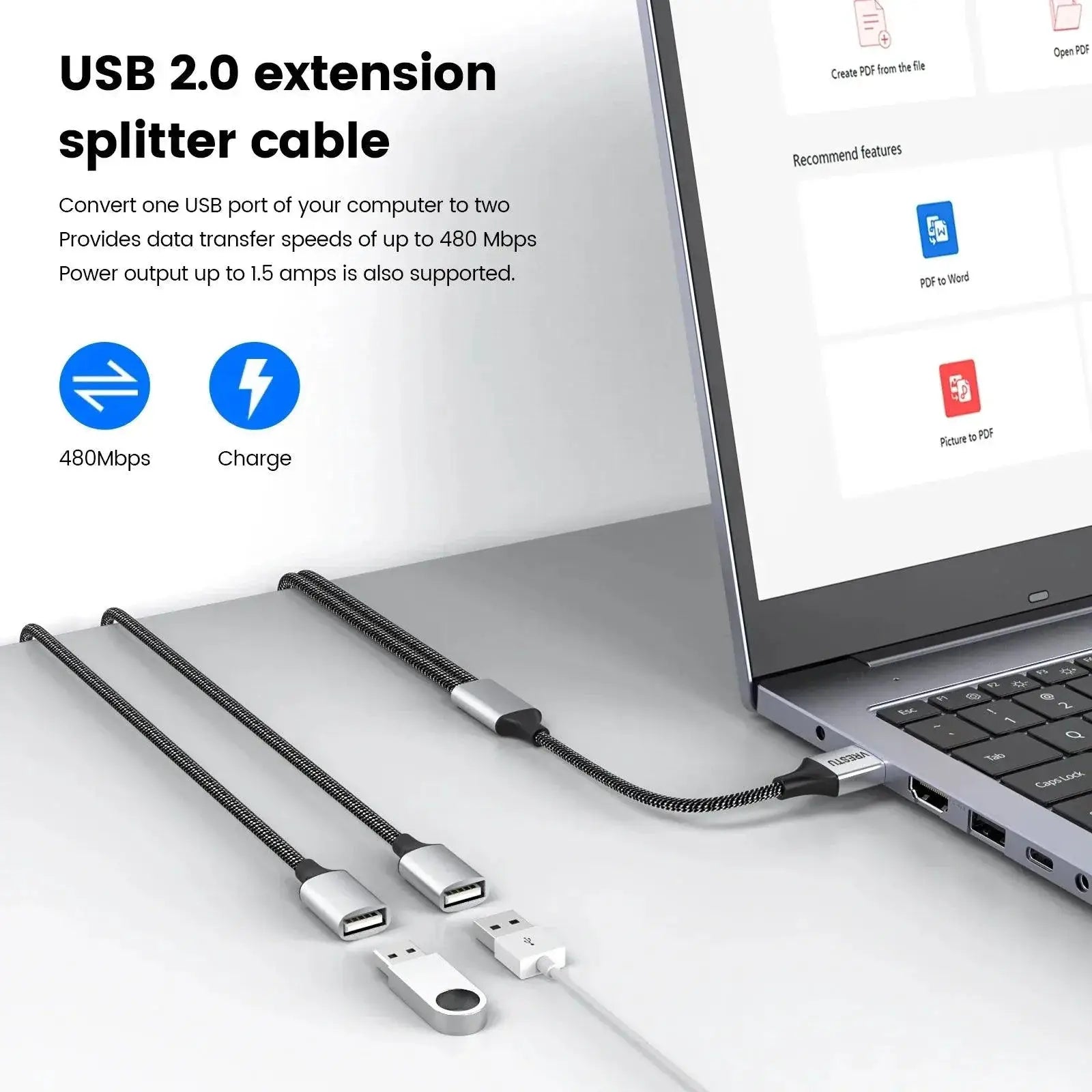 USB Hub Adapter for Enhanced Connectivity with PC Laptop