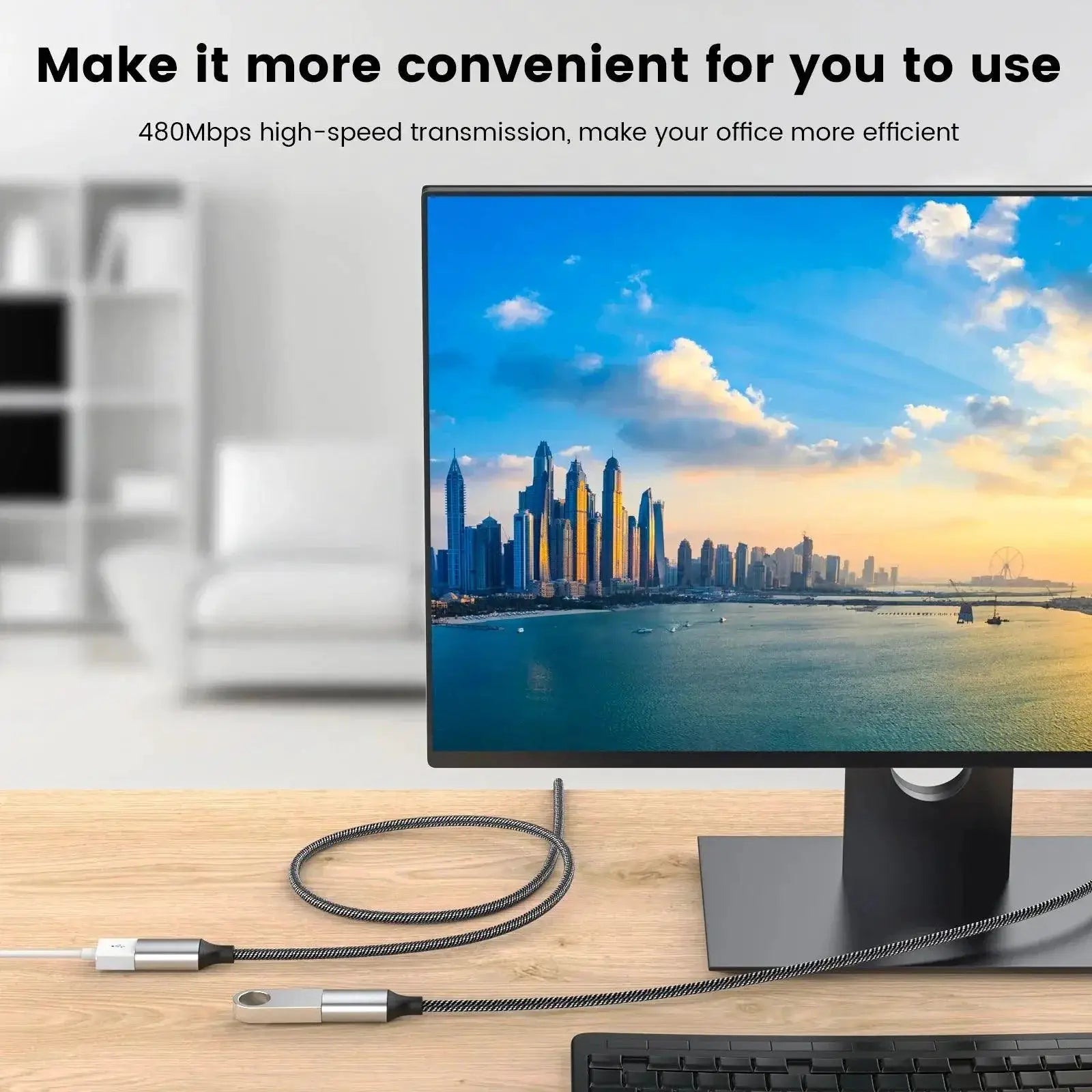 USB Hub Adapter for Enhanced Connectivity with PC Laptop