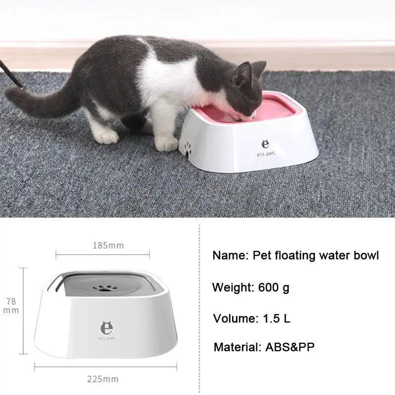 Slow Water Intake Pet Bowl For Mess Free Hydration Solution