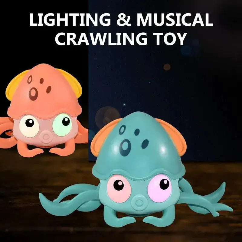 Crawling Crab And Octopus Robot Toy Educational Play
