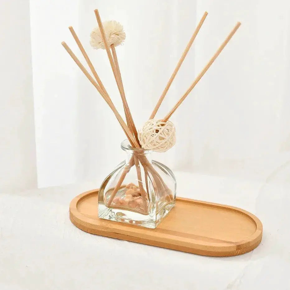 Wooden Vanity Organizer Tray For Soap Candles Jewelry