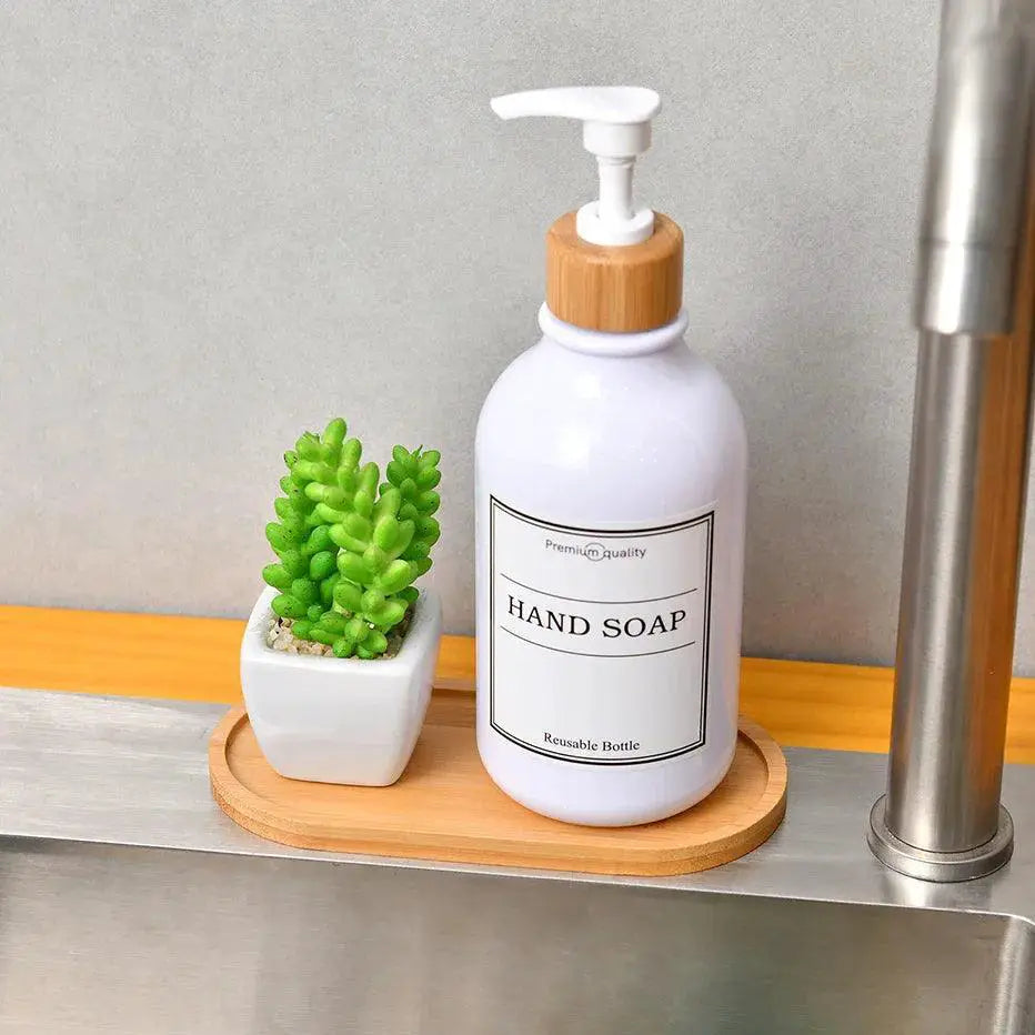 Wooden Vanity Organizer Tray For Soap Candles Jewelry