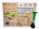 Toddler Wooden Busy Board for Fine Motor