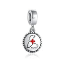 Whimsical Dental Charm Pendant Sterling Silver Bracelet Jewelry