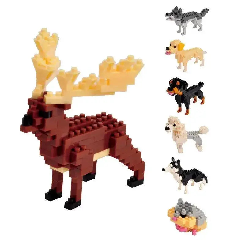 Creative 3D Mini Animal Construction Blocks Set For All Ages