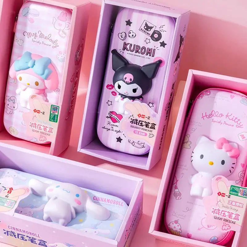 Sanrio Pencil Case Set Adorable Stationery Organizer