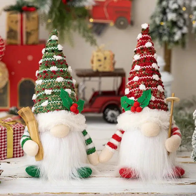 Illuminated Christmas Elf Gnome Doll Holiday Decor Magic