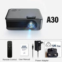 AUN A30 Upgraded Portable Projector 1080P HD Cinema