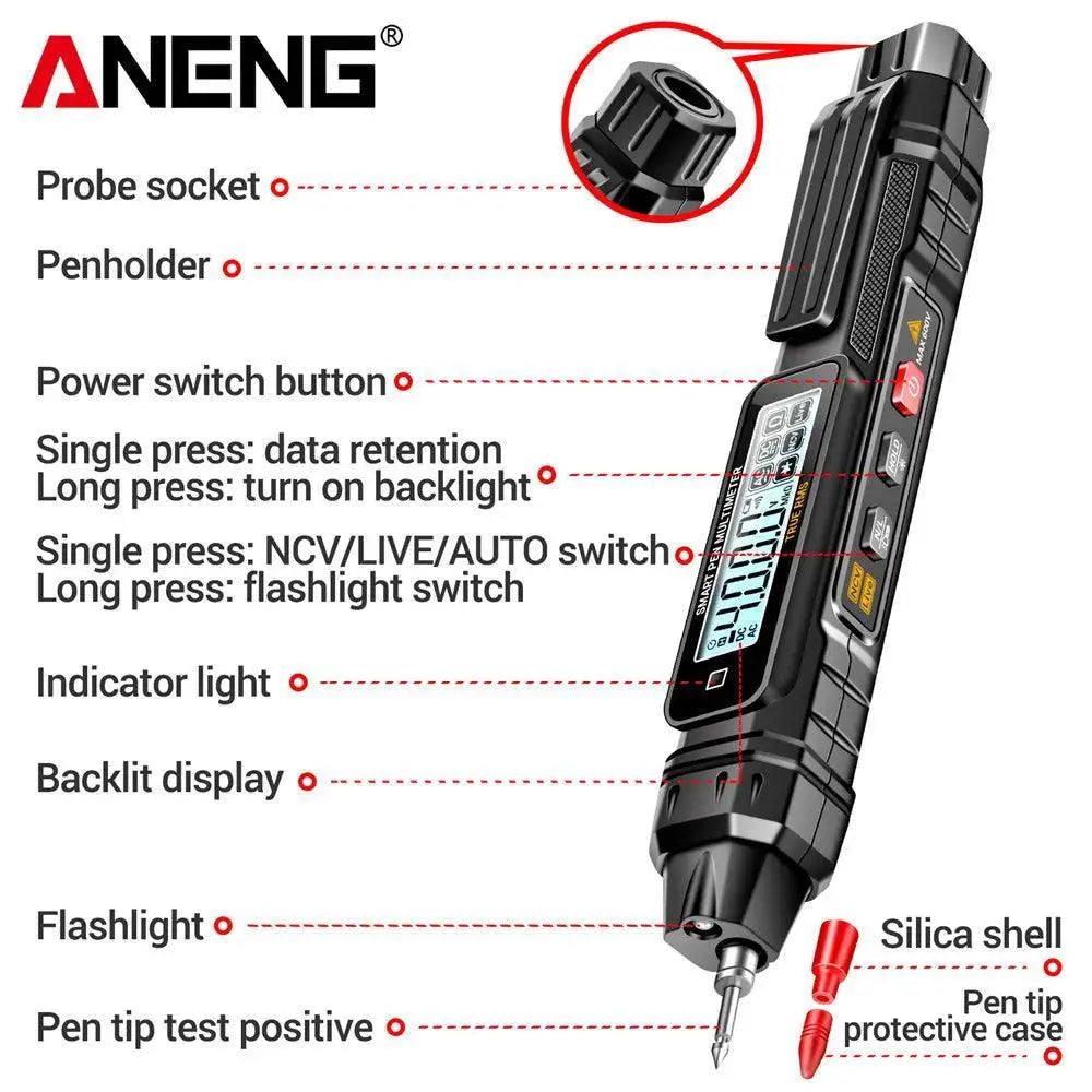 ANENG Digital Multimeter AC DC Voltage Tester Pro Precision
